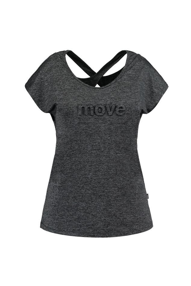 Top deportivo con estampado en relieve  image number 1