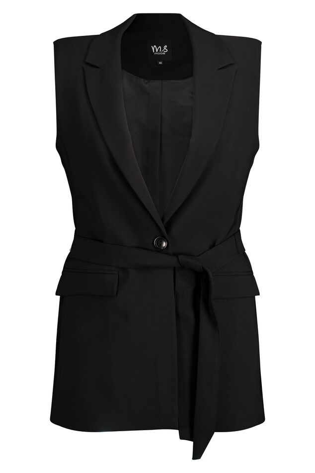 Chaleco con cinto image number 1