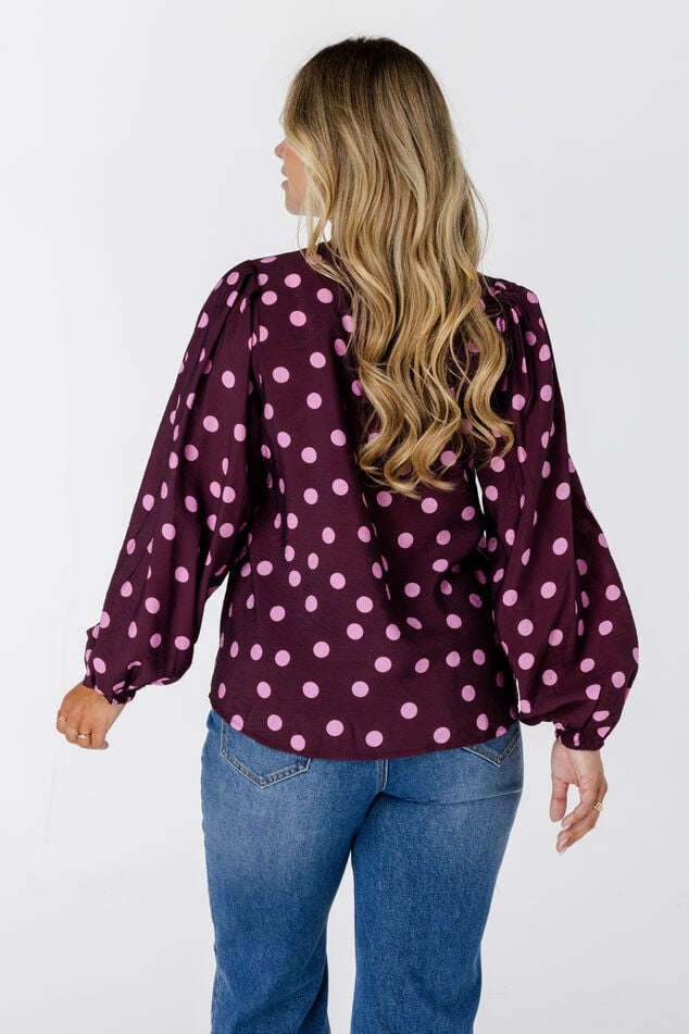 Blusa con lunares image number 1
