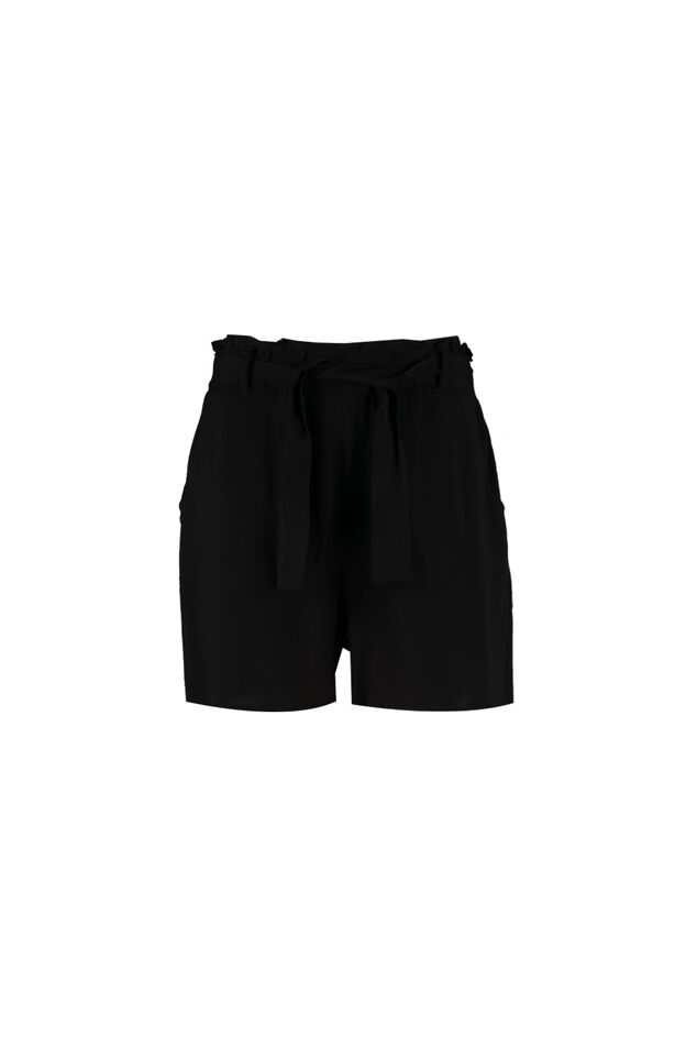 Shorts de viscosa con cinto   image number 1