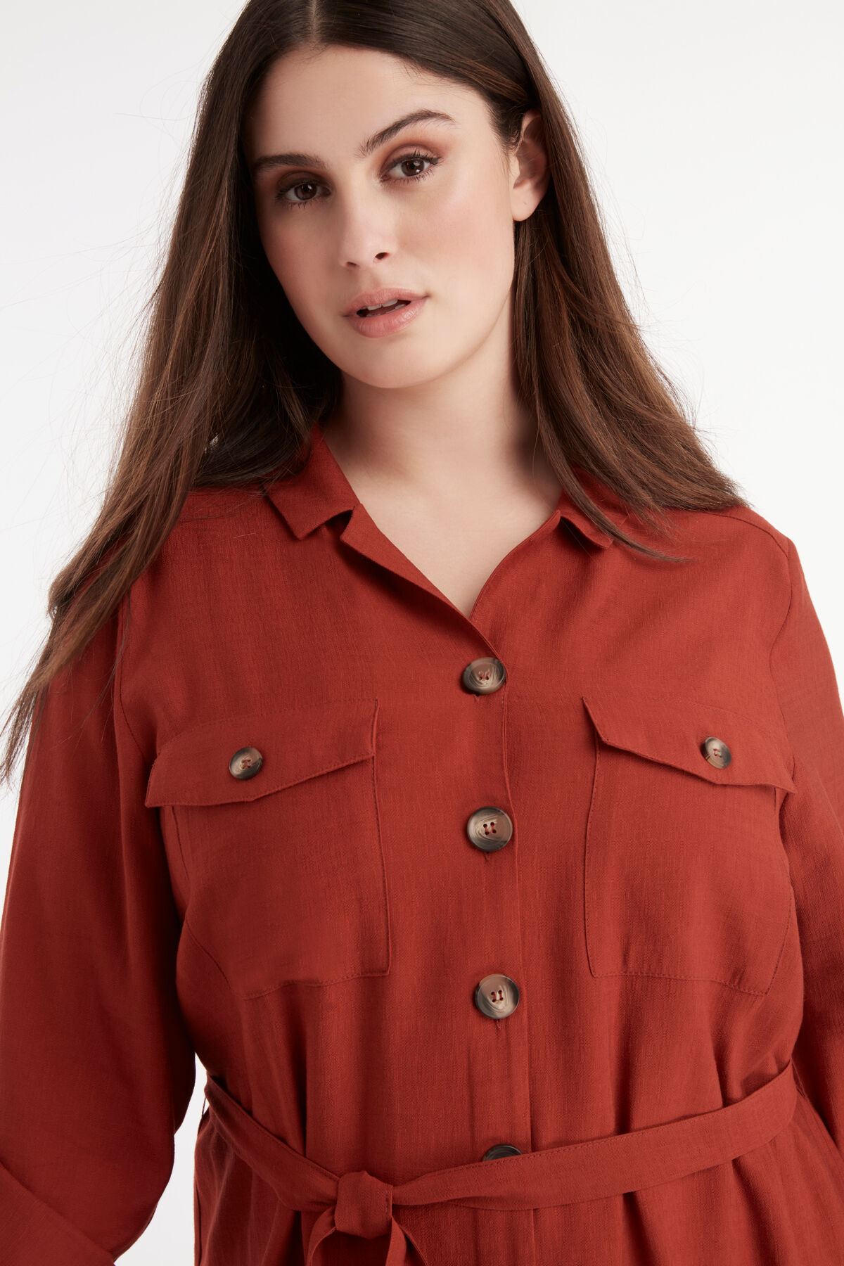 Vestido de botones image number 4