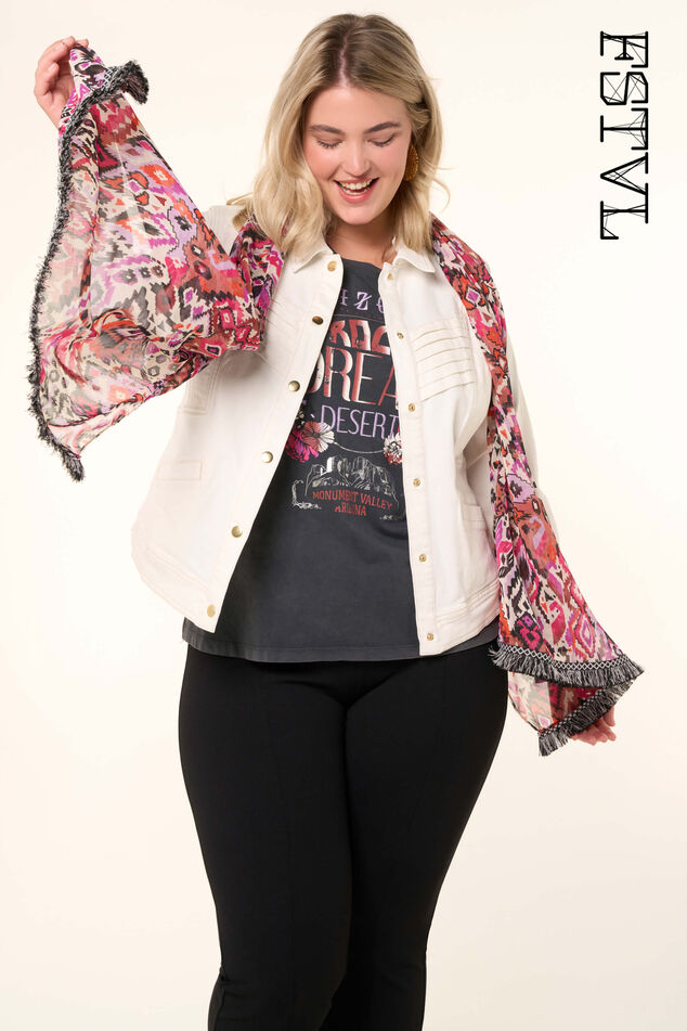 Fular con estampado  image number 0