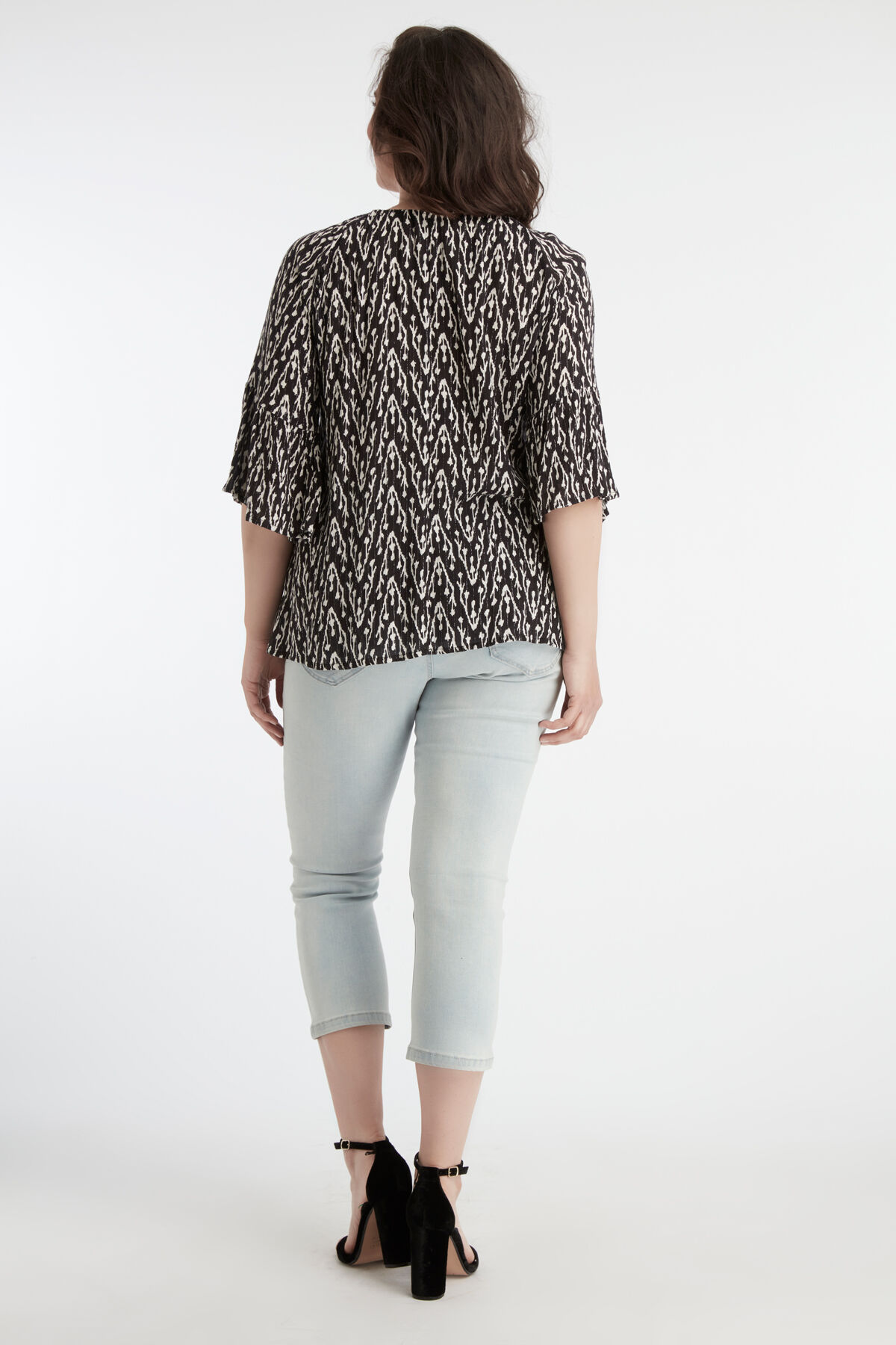 Blusa con manga campana image number 4