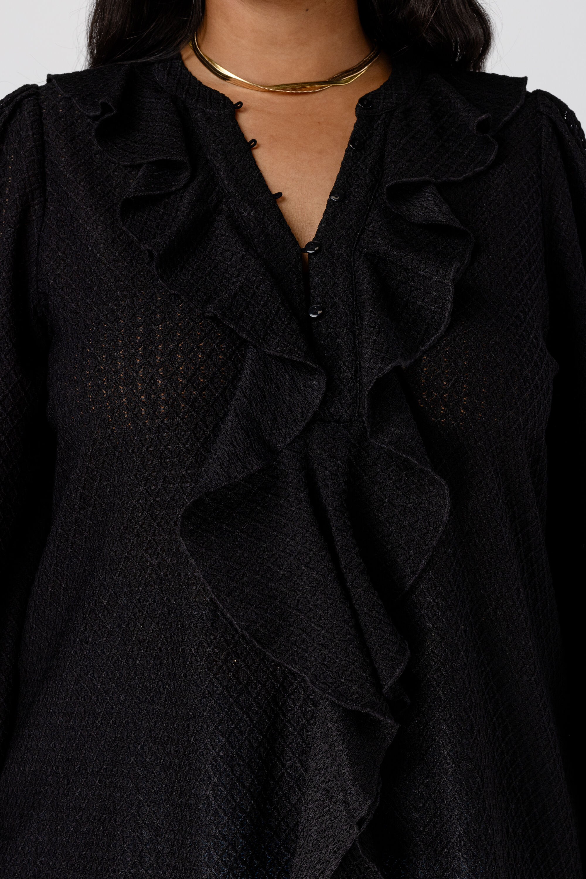 Blusa con volantes image number 4