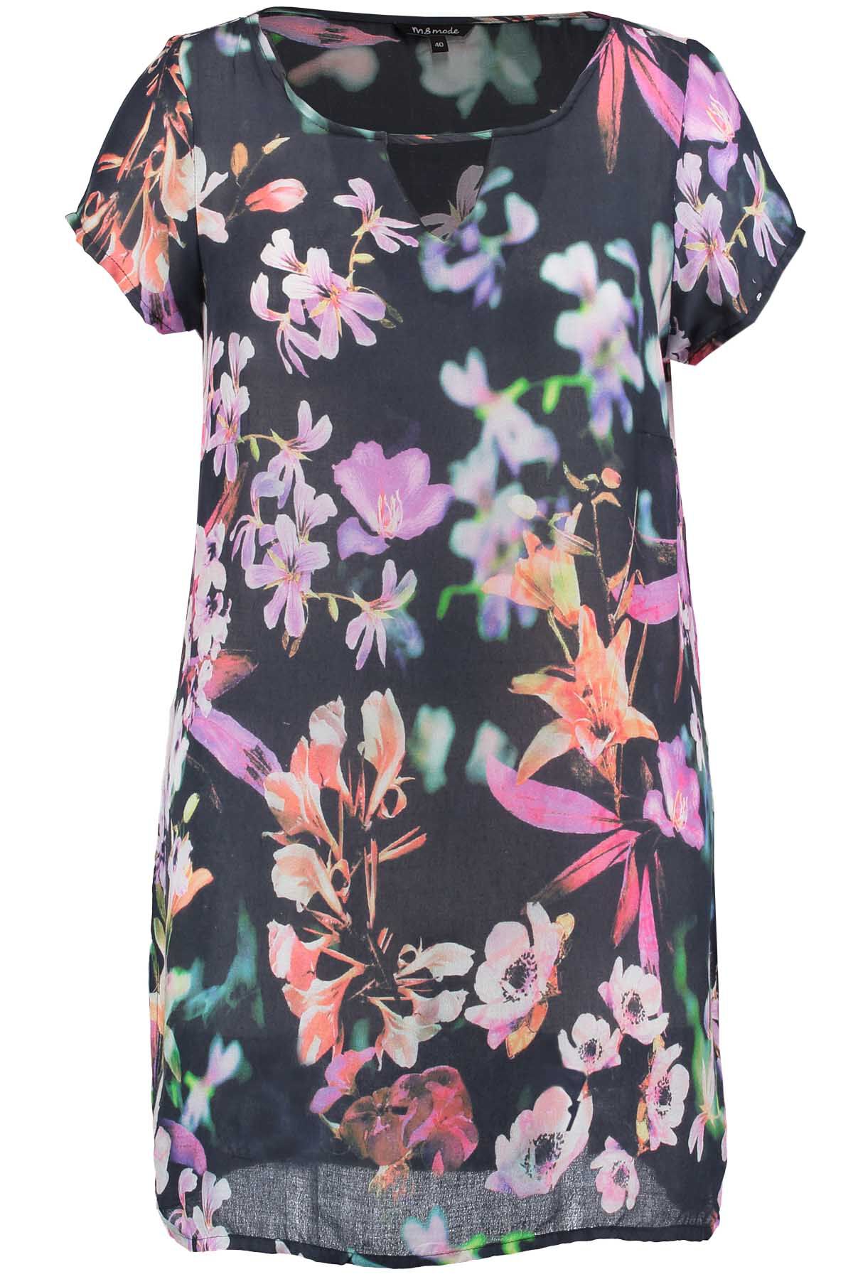 Blusa colorida palabra de honor  image number 1