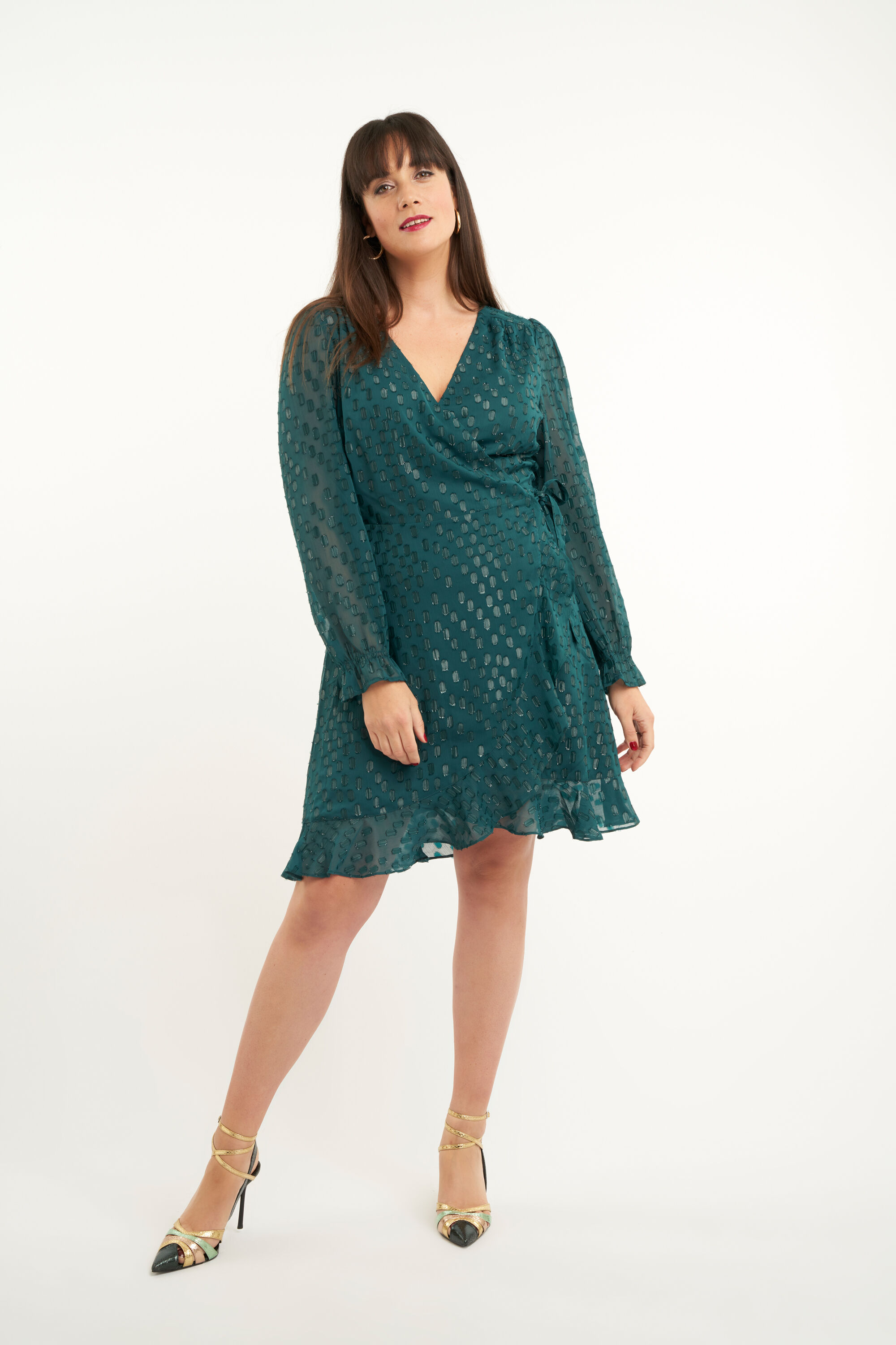 Vestido cruzado image number 6