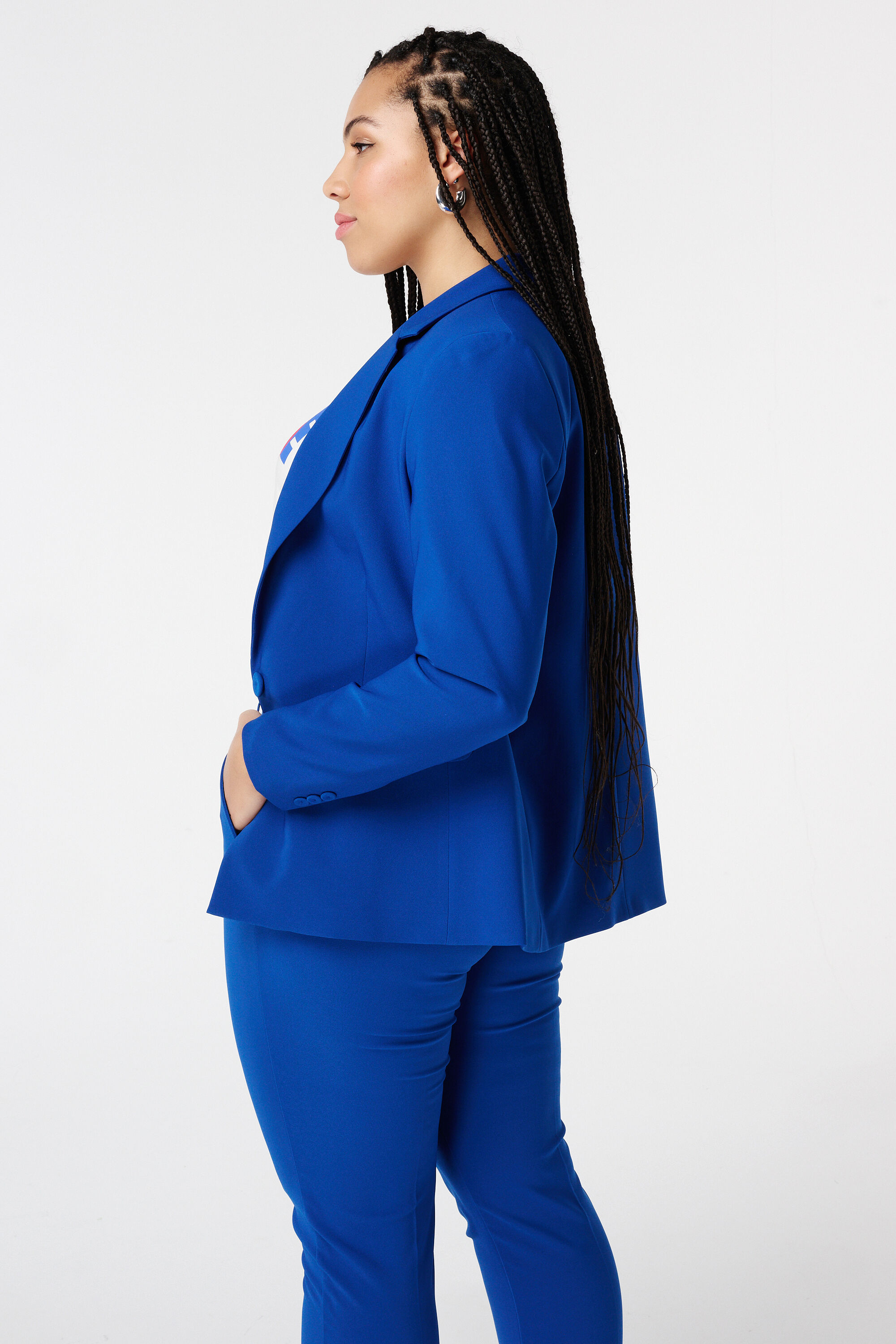 Blazer con cierre de botones image number 3