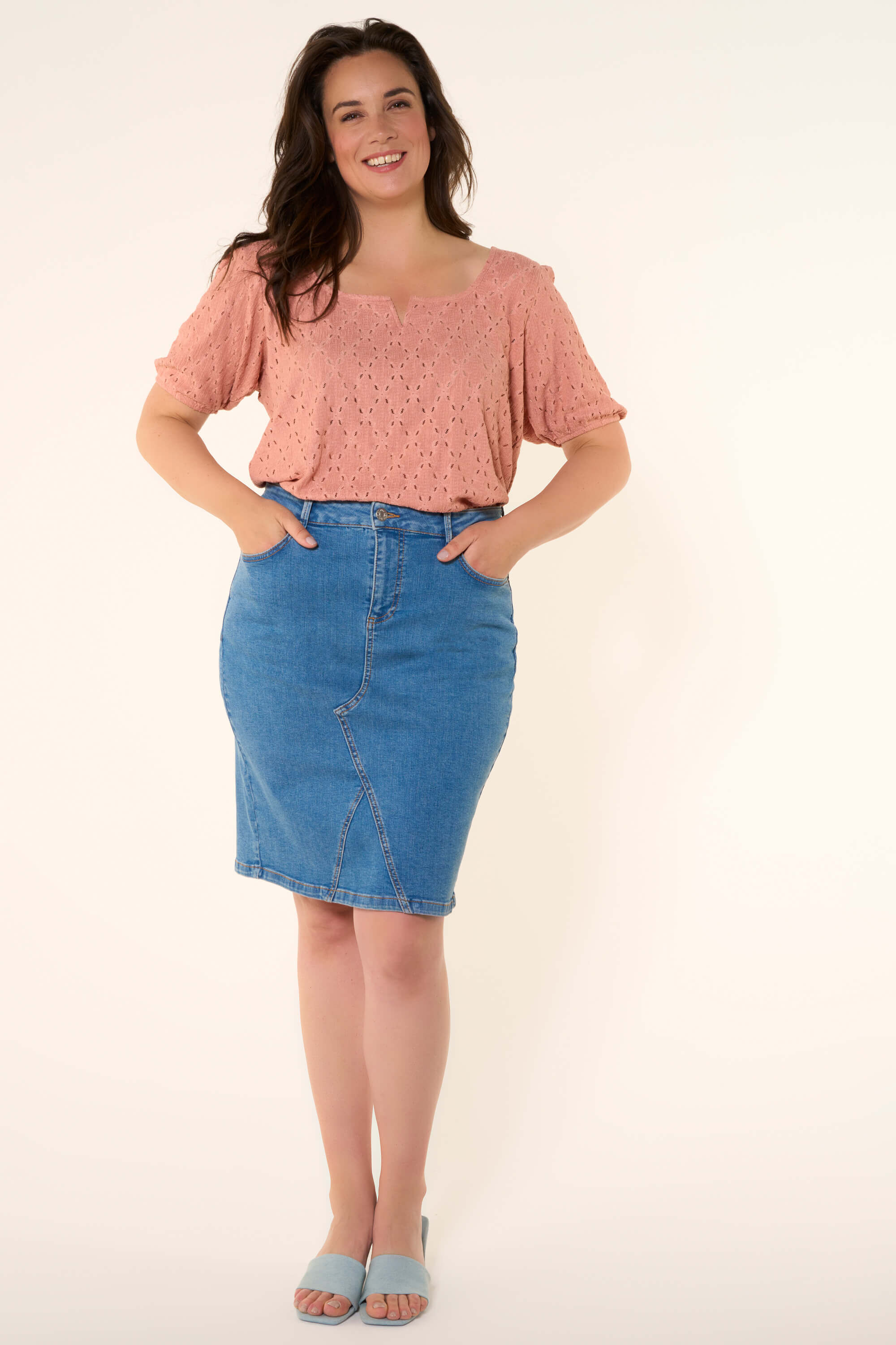 Falda denim image number 6