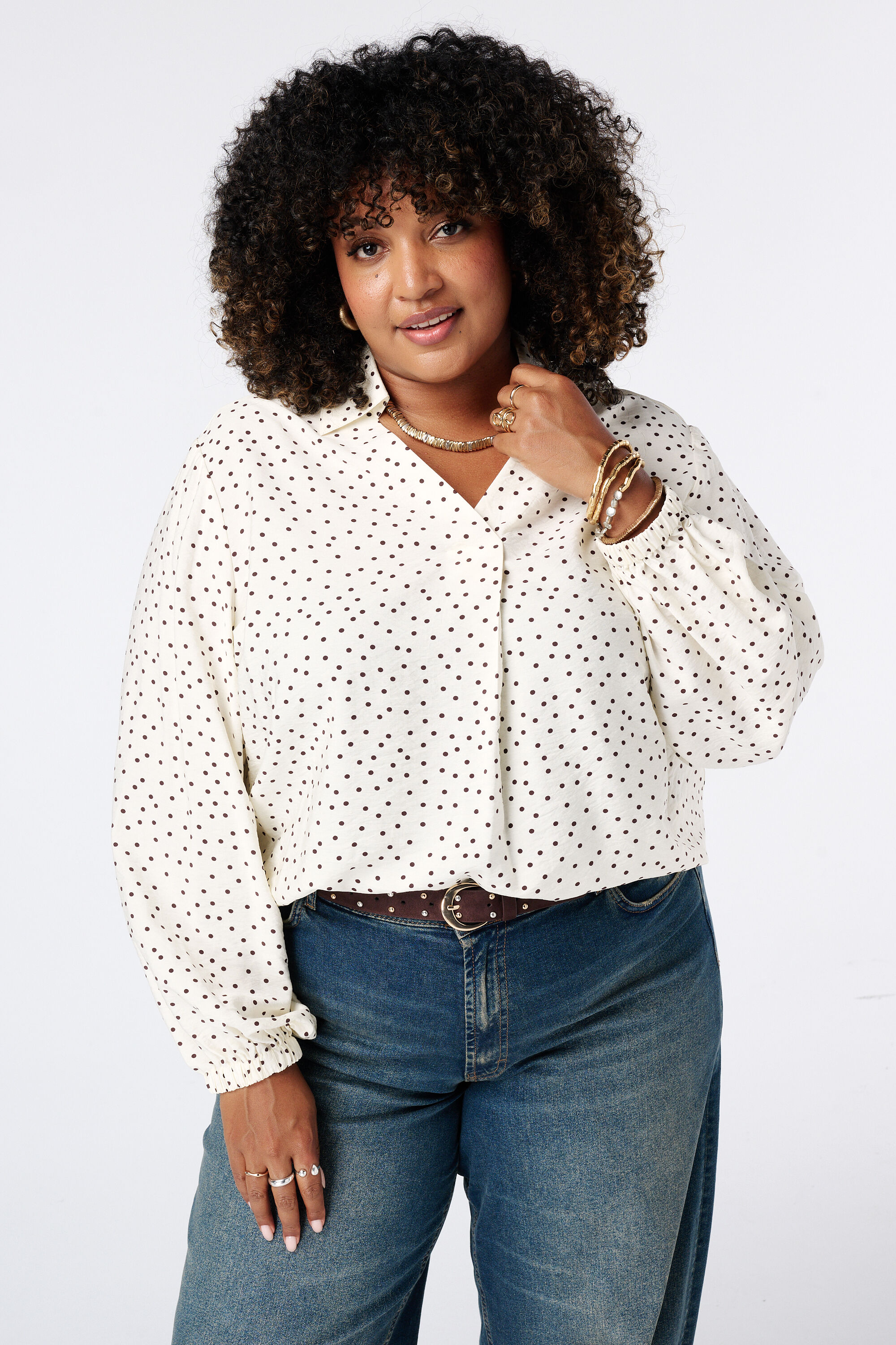 Blusa de lunares