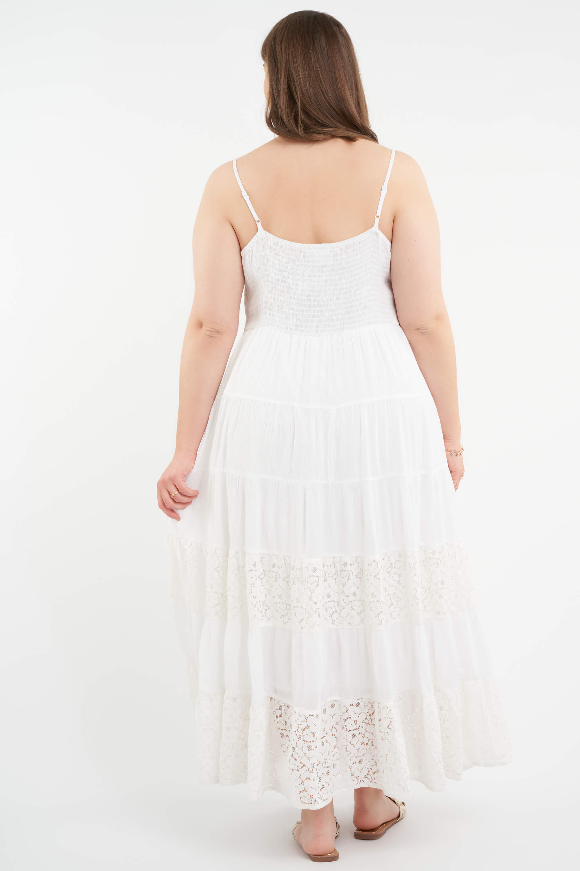 Vestido con corte en A image number 3