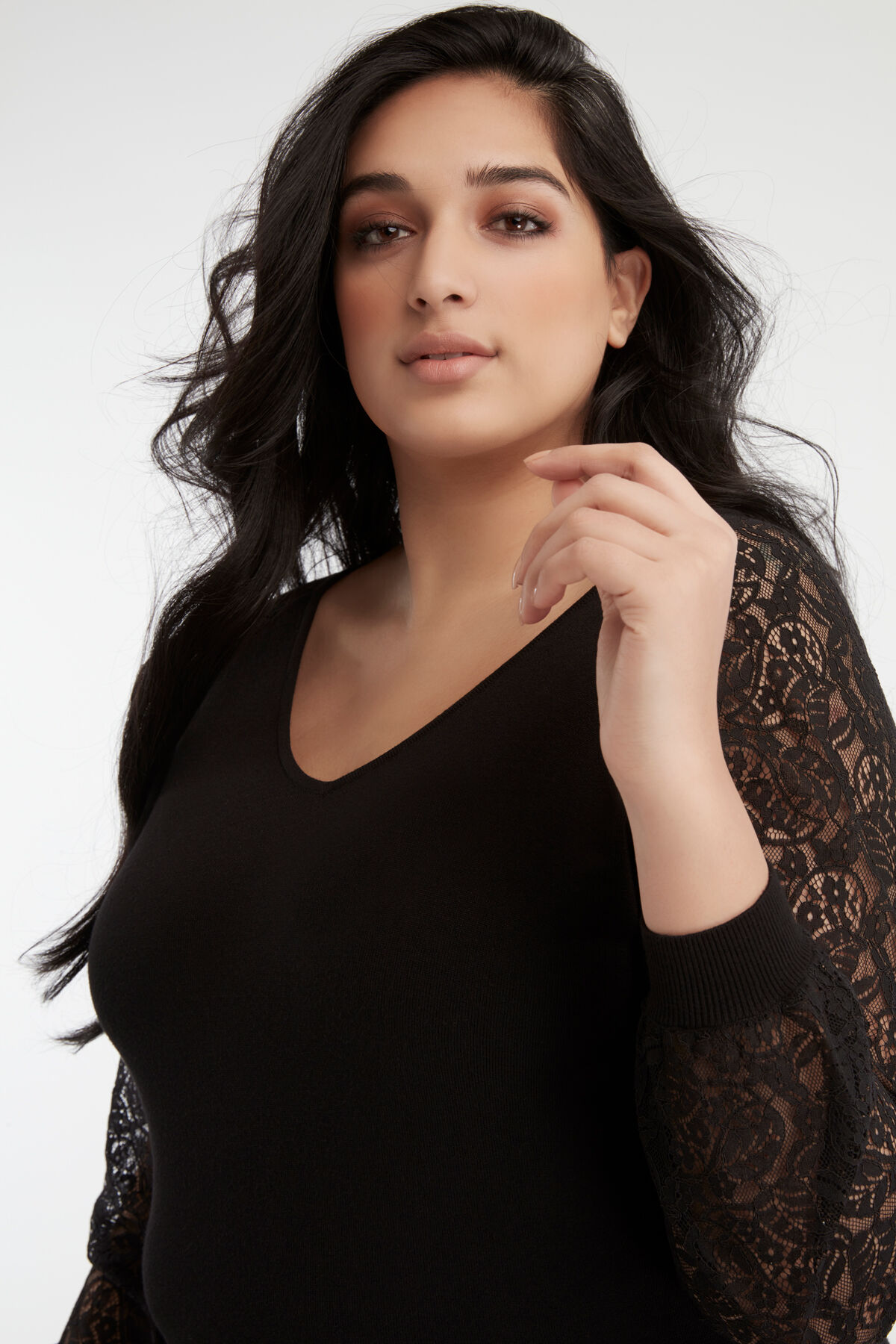 Jersey con encaje image number 3