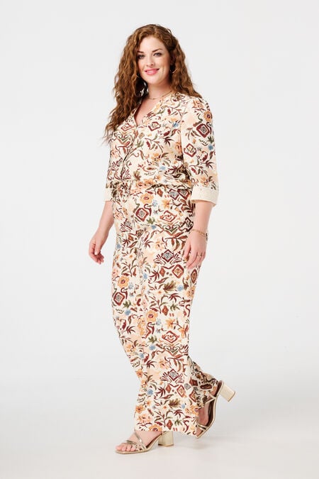 Pantalones ligeros con estampado Pantalones ligeros con estampado