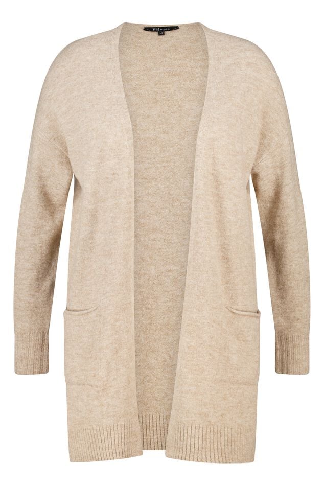 Chaqueta de punto media con bolsillos image number 1