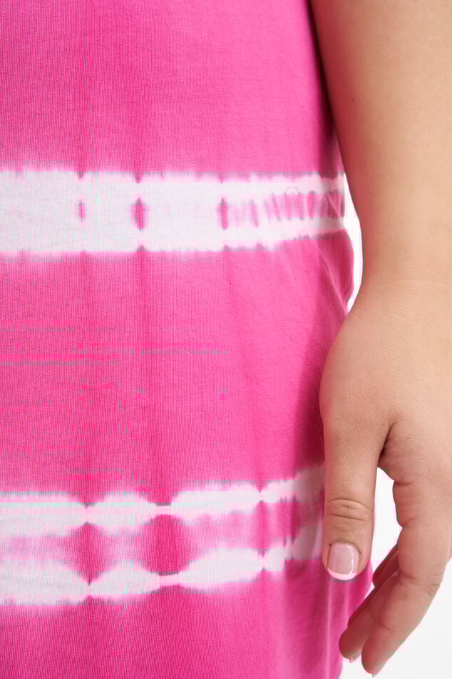 Vestido con estampado tie-dye image number 5