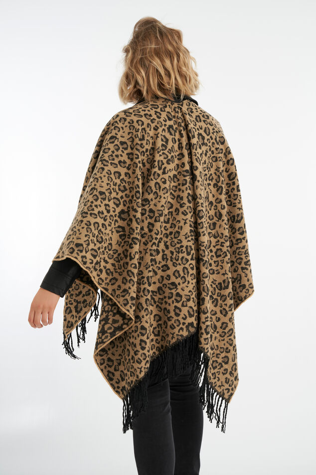 Capa con estampado de leopardo image number 2
