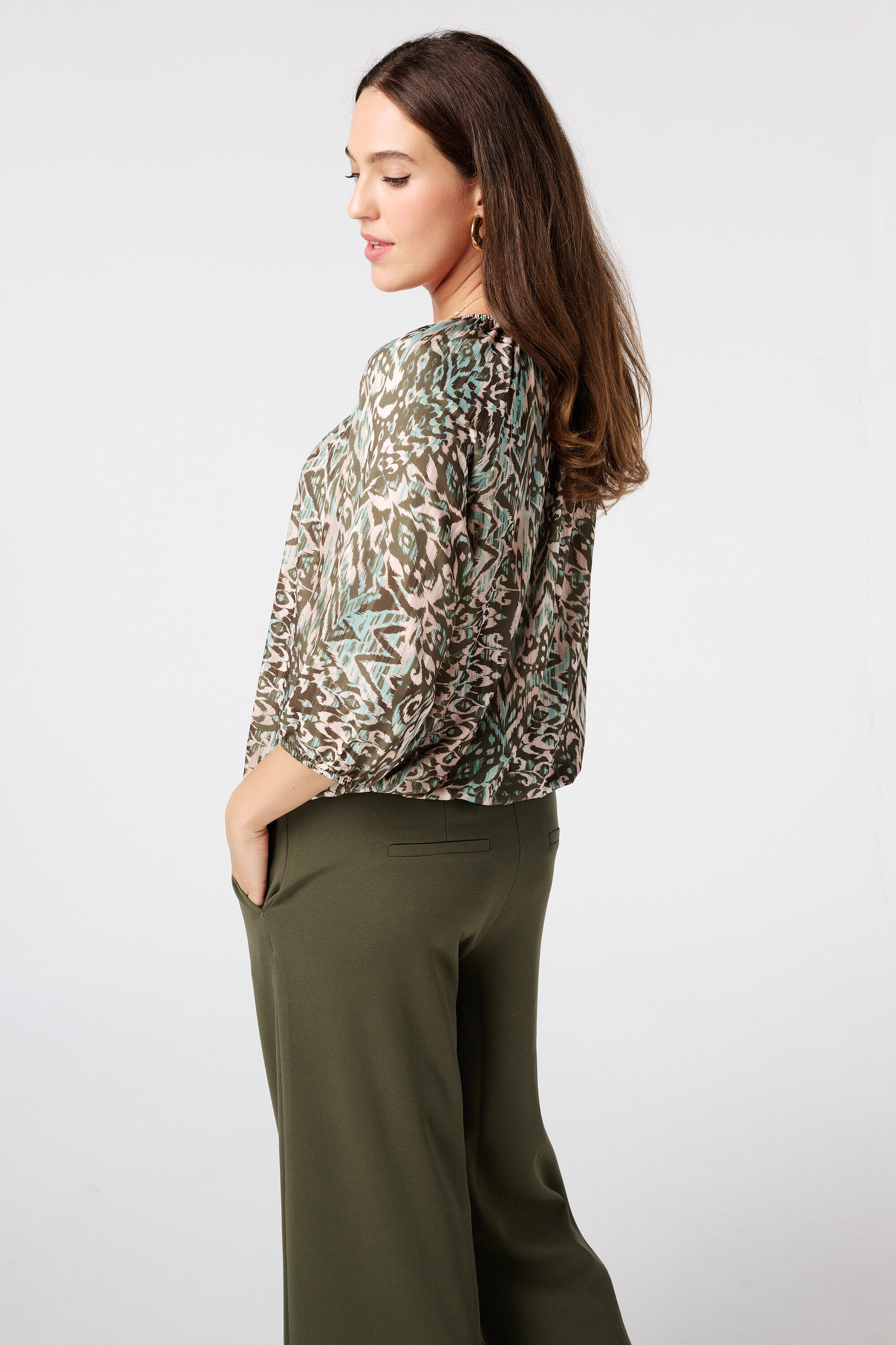 Blusa estampada image number 3