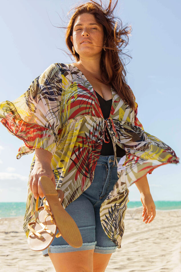 Kimono con estampado image number 0