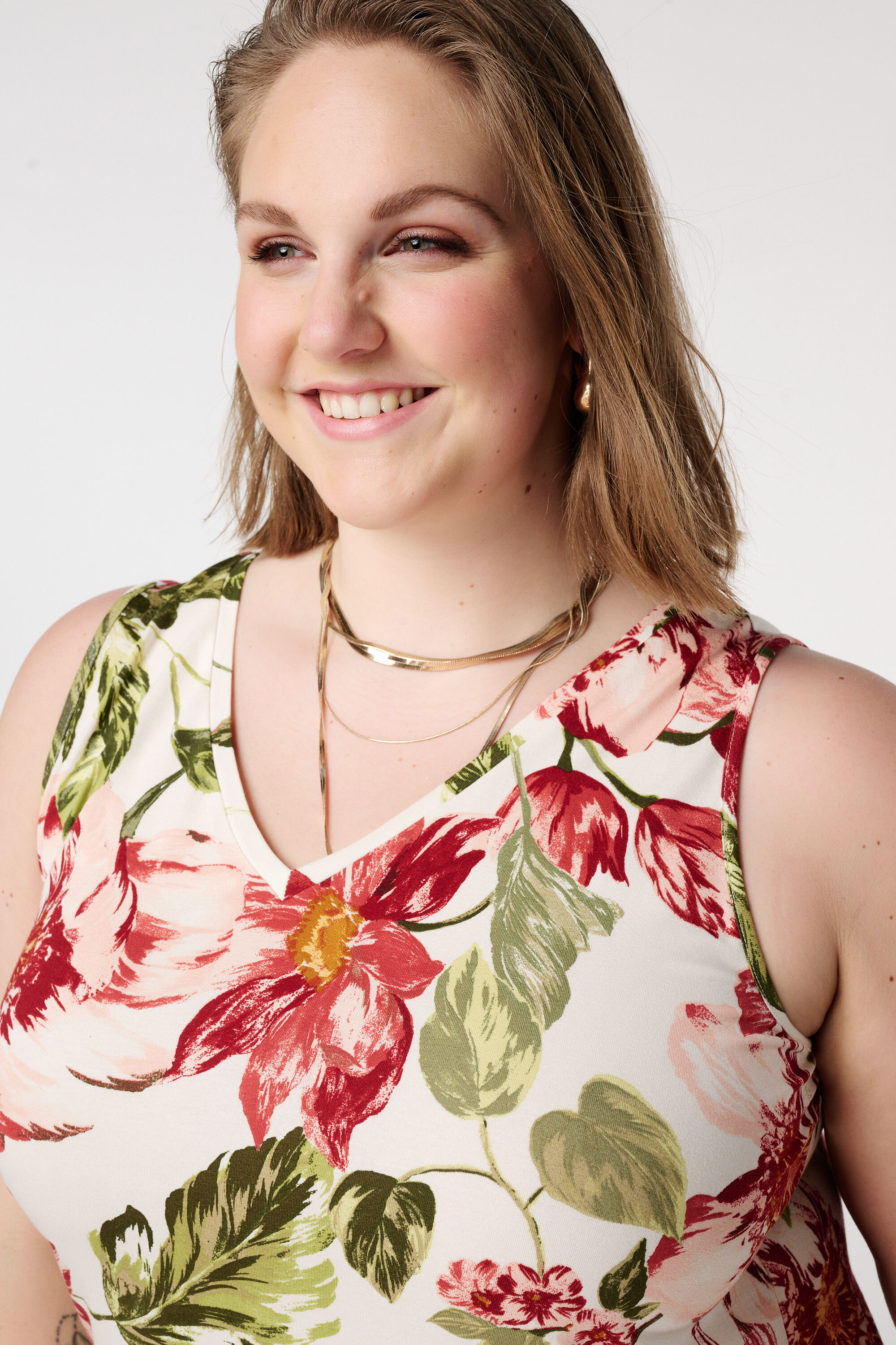 Camiseta de tirantes con escote en V y estampado image number 4