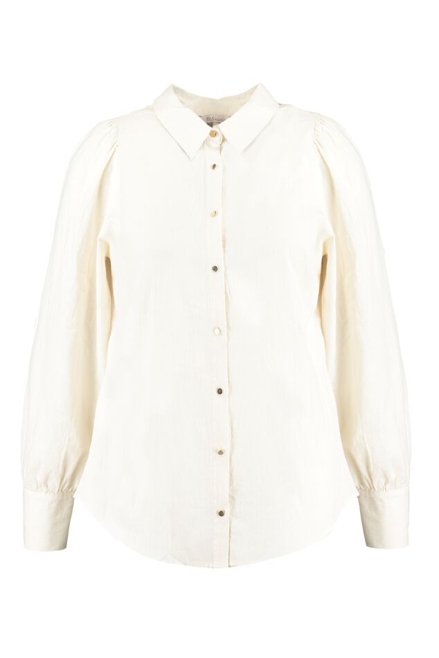 Blusa con mangas abullonadas image number 2