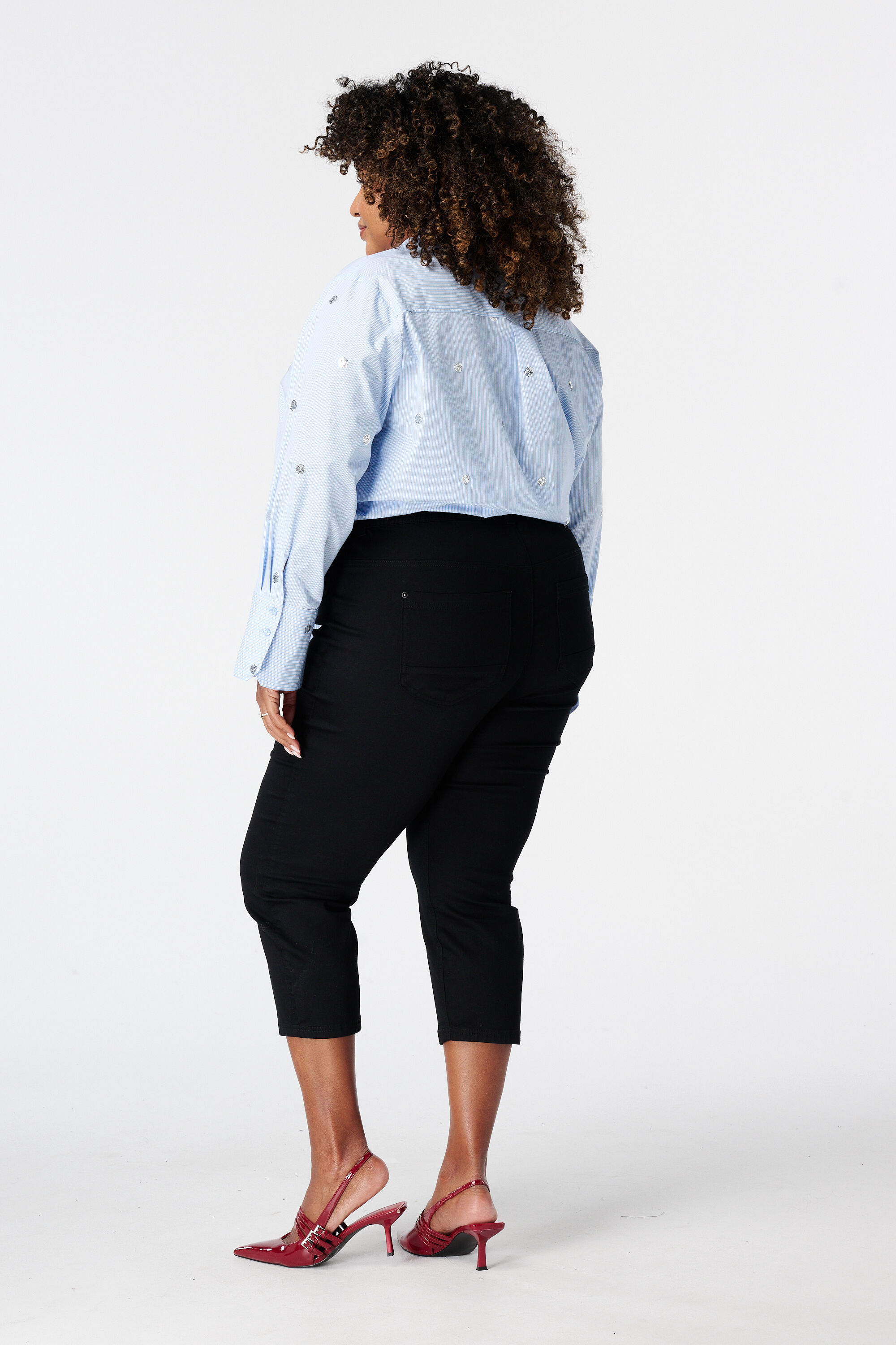 Treggings con aspecto denim image number 3