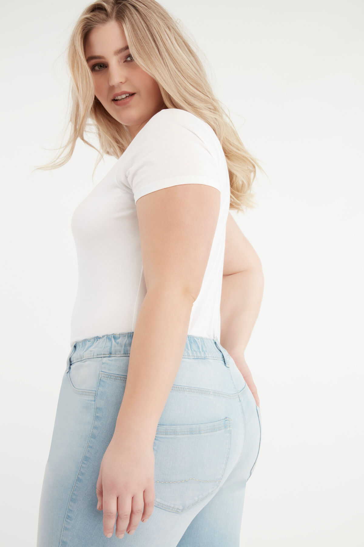 Treggings ajustados 7/8 POPPY image number 3