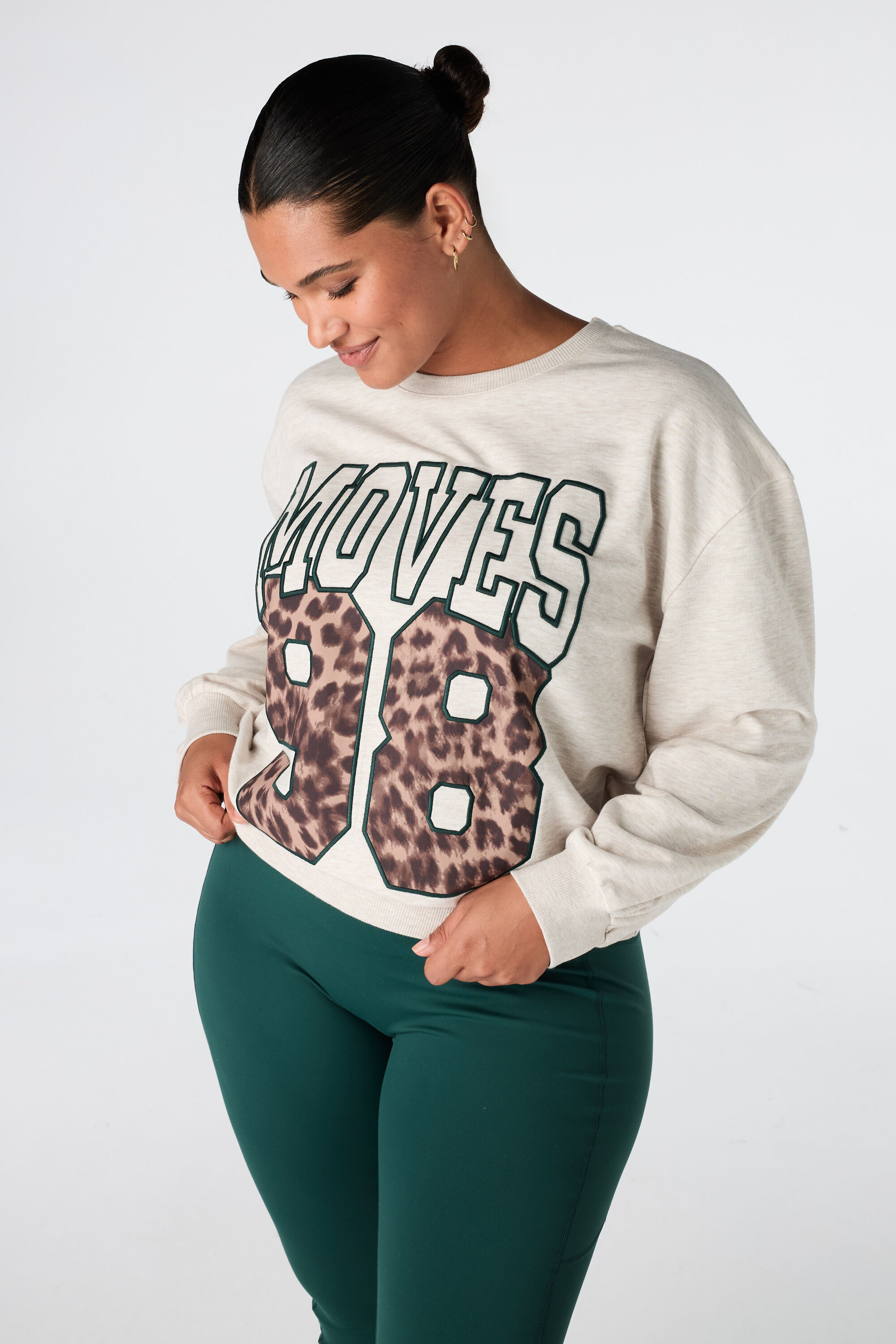 Sudadera con estampado deportivo