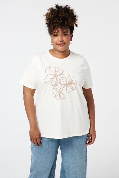 Camiseta con bordado Camiseta con bordado