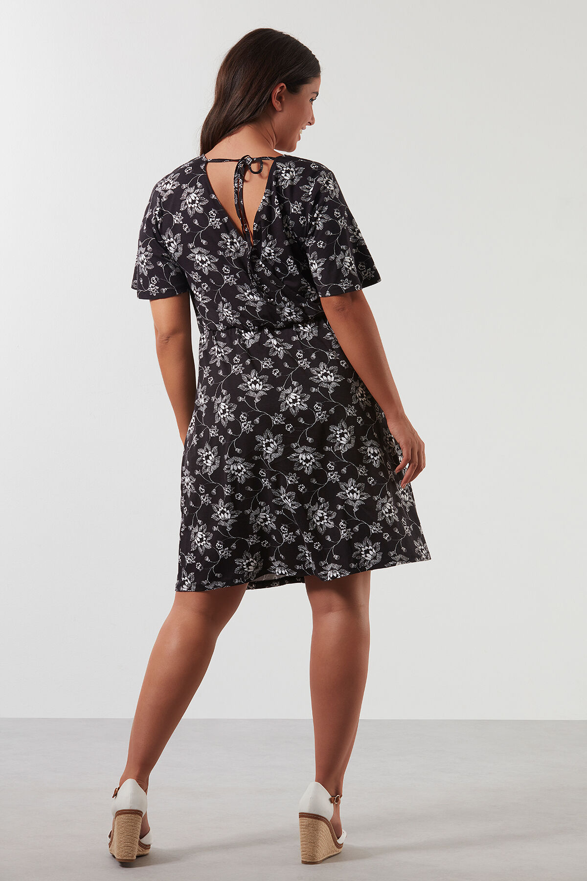 Vestido con estampado integral image number 3