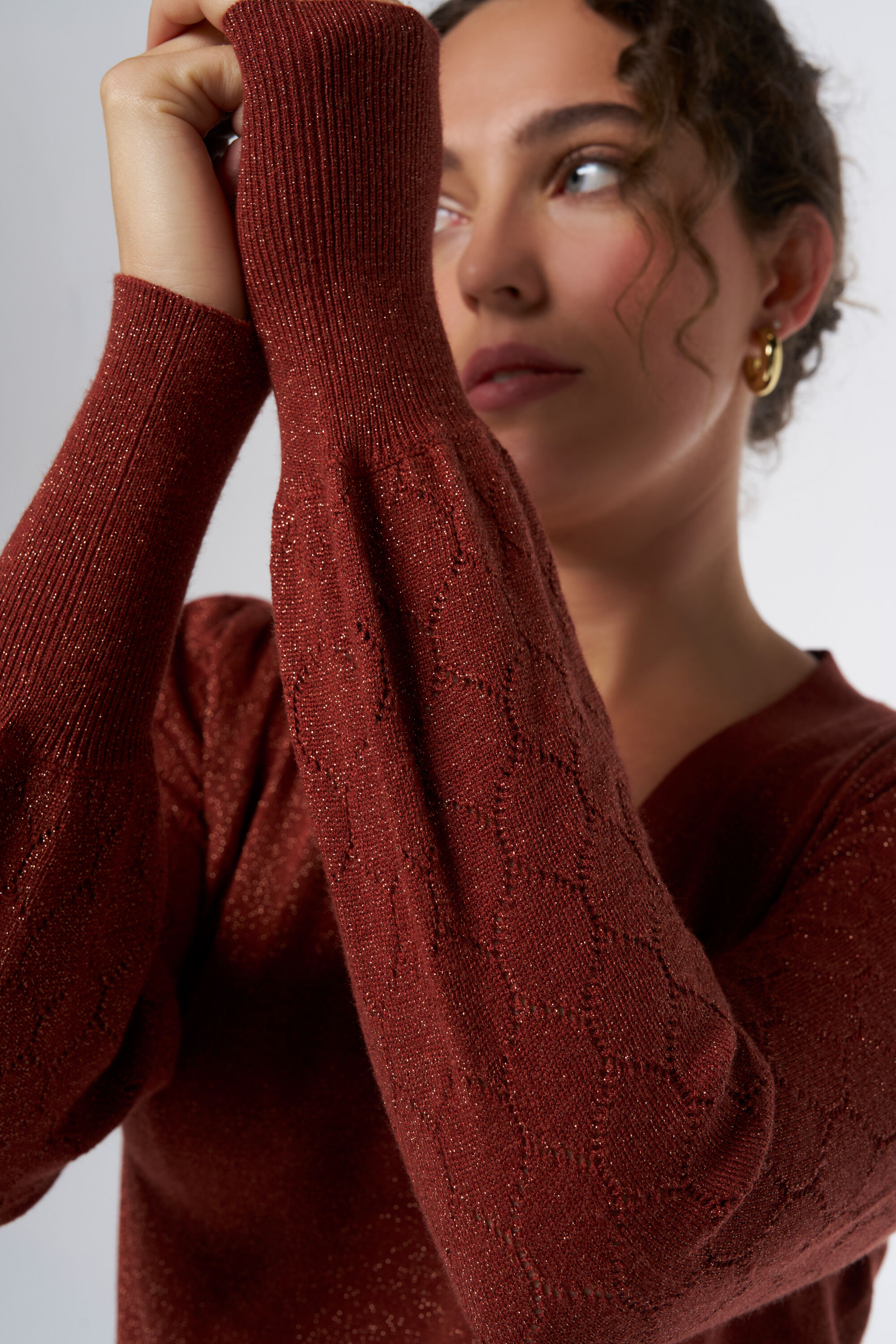 Jersey con purpurina image number 4