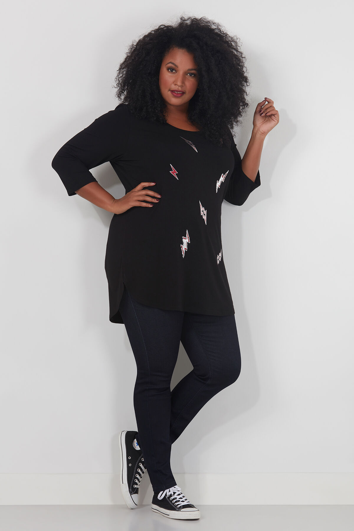 Pantal&oacute;n vaquero pitillo SHAPING image number 4