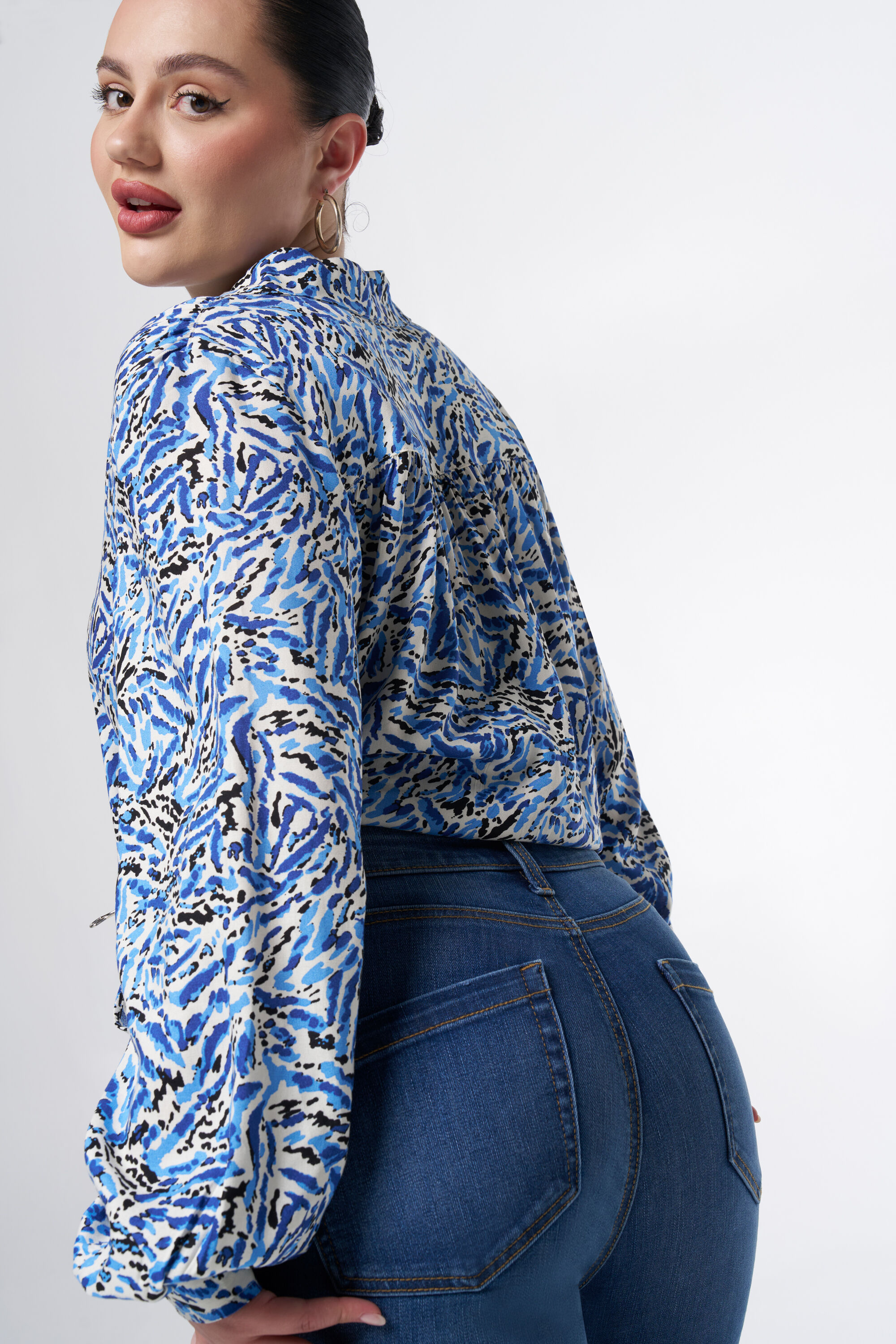 Vaqueros slim y estirar IRIS image number 4