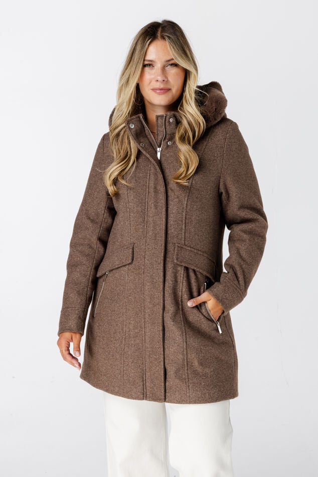 Chaqueta acolchada con cremallera image number 0