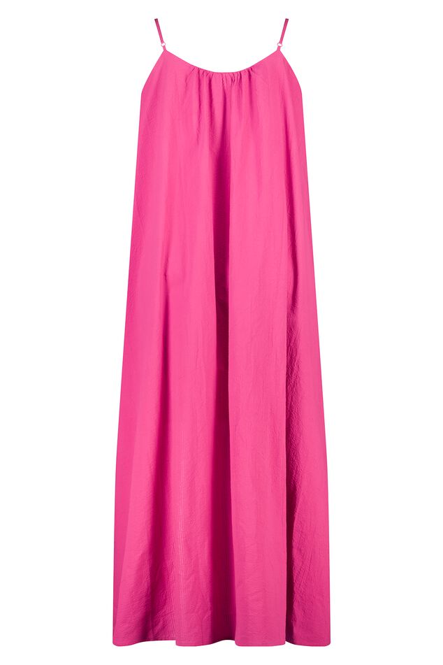 Vestido largo con tirantes finos image number 2