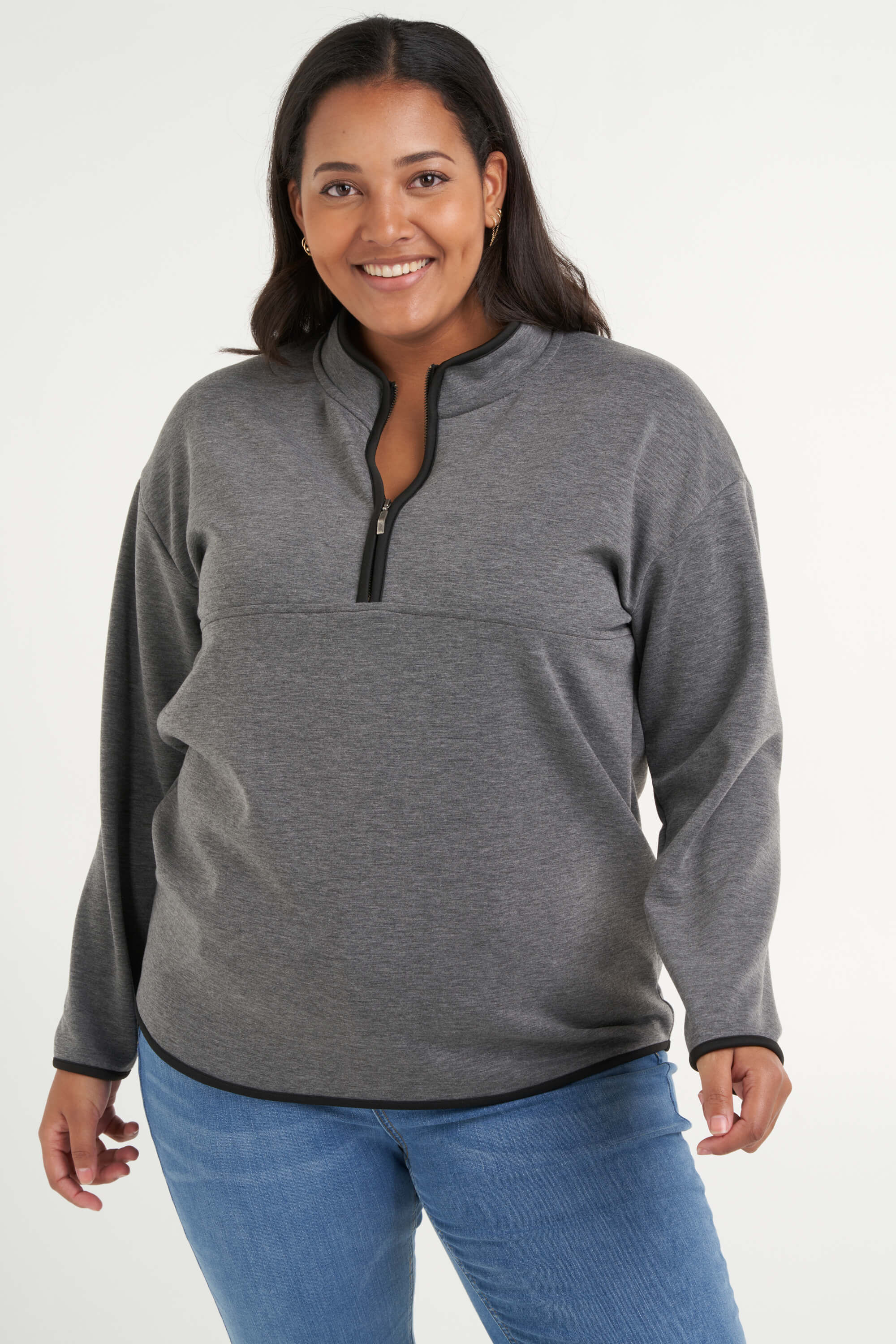 Top con cremallera  image number 0