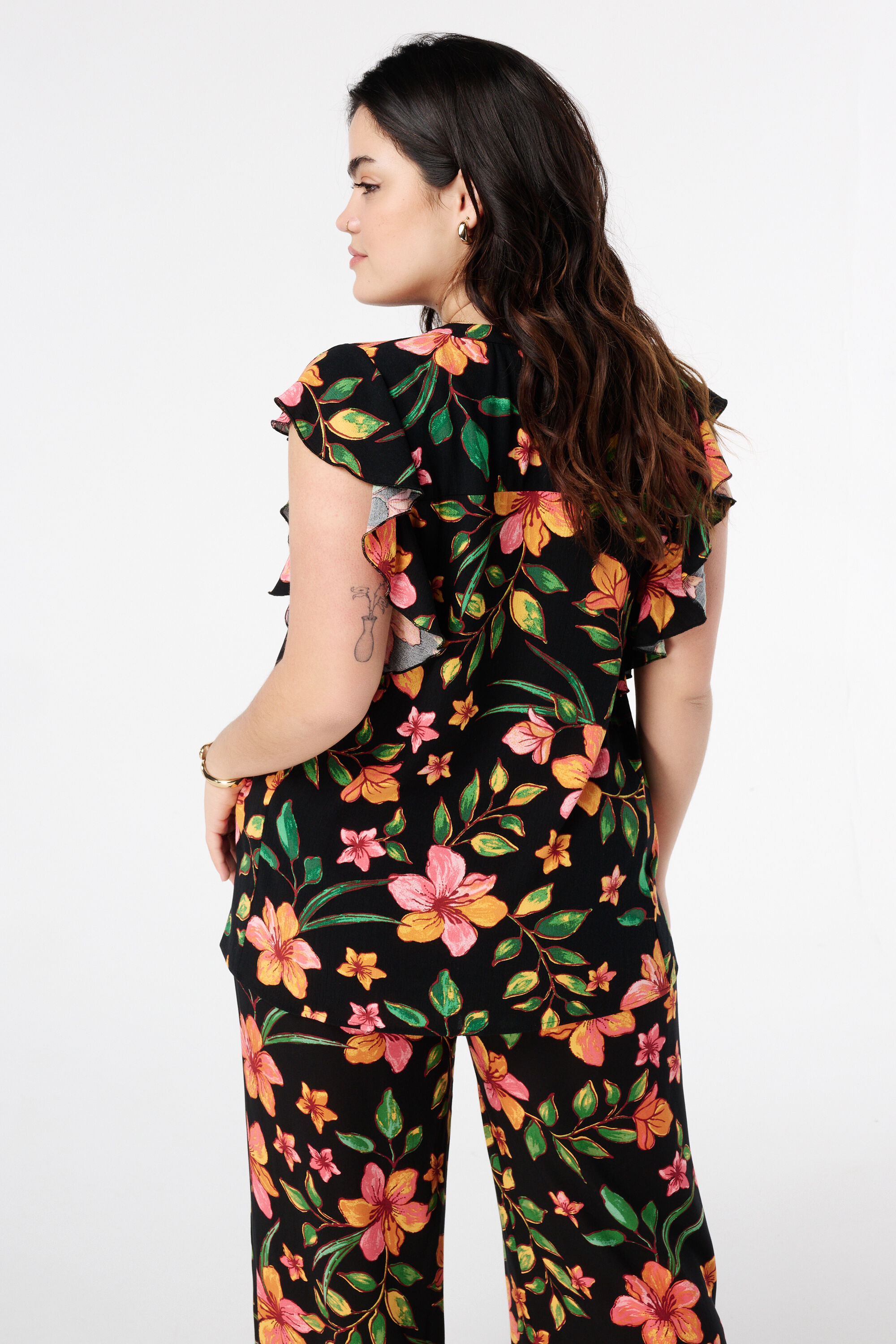 Top con estampado floral image number 3