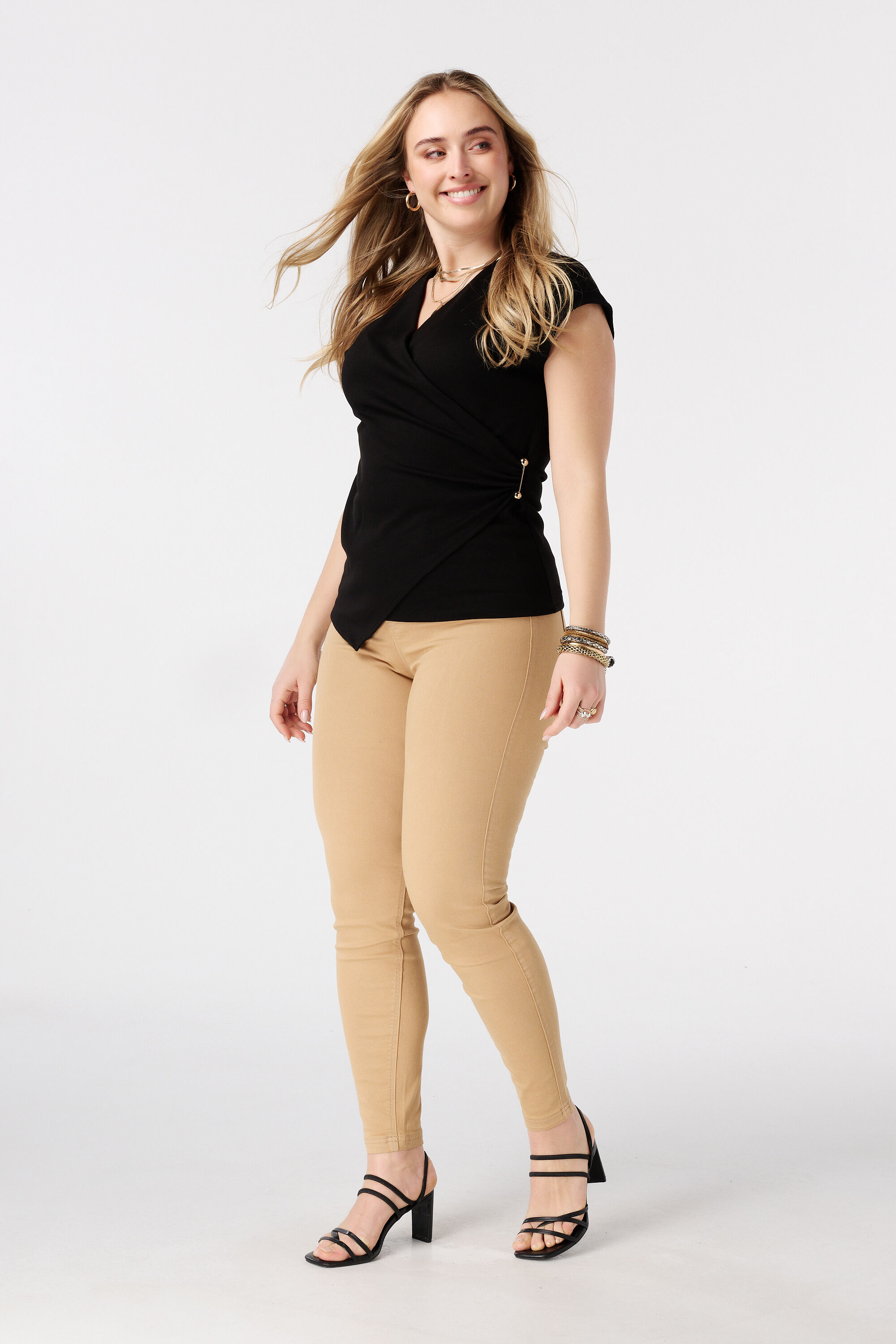 Tregging con aspecto de vaqueros image number 6