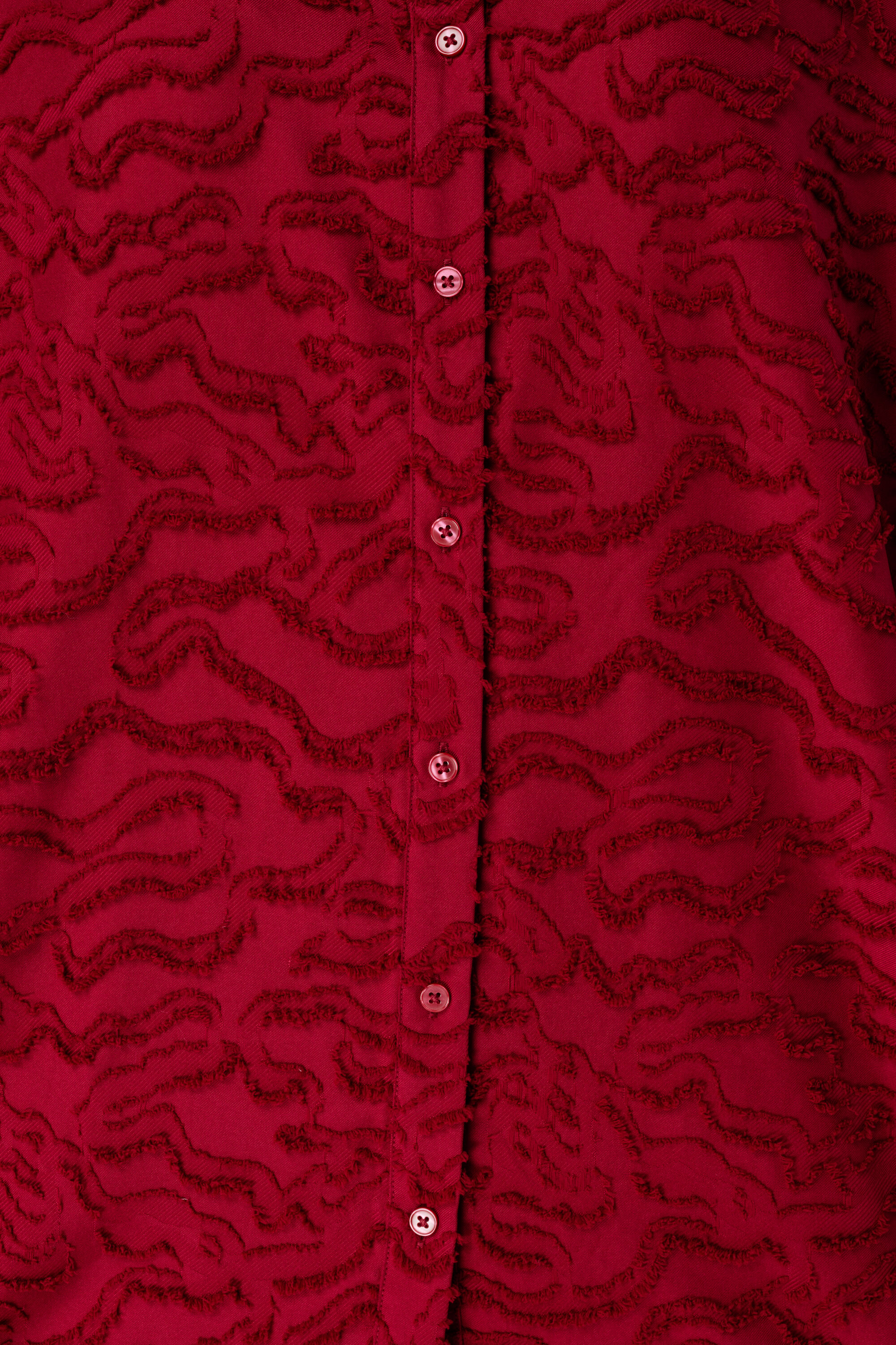 Blusa oversize de tejido estructurado image number 4