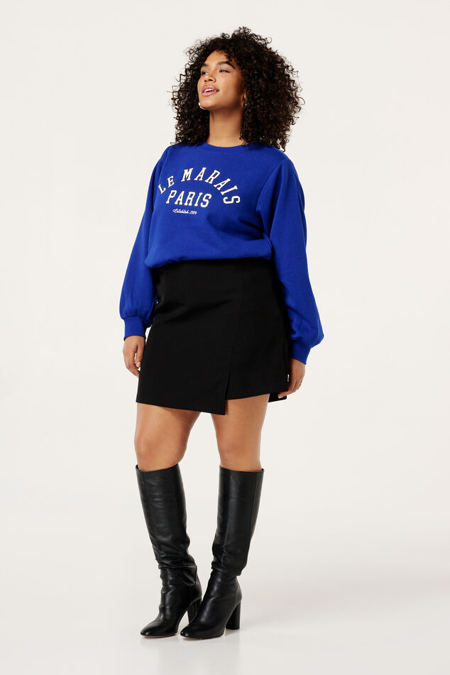 Falda pantalón con solapamiento image number 0