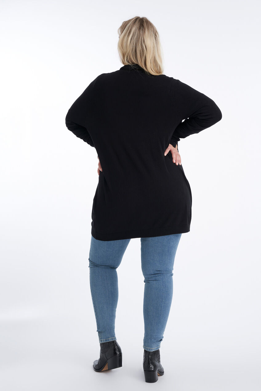 C&aacute;rdigan largo y abierto image number 3