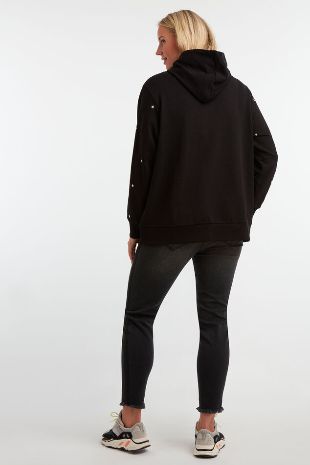 Suéter de estrellas con capucha image number 4