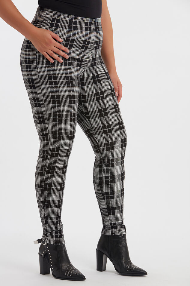 Leggings de cuadros  image number 0