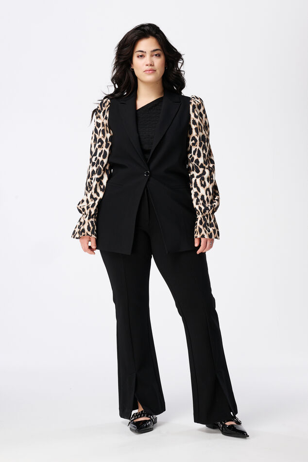 Blusa con estampado de leopardo image number 5