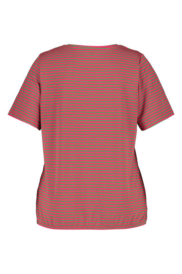 Camiseta de rayas con diseño impreso image number 2