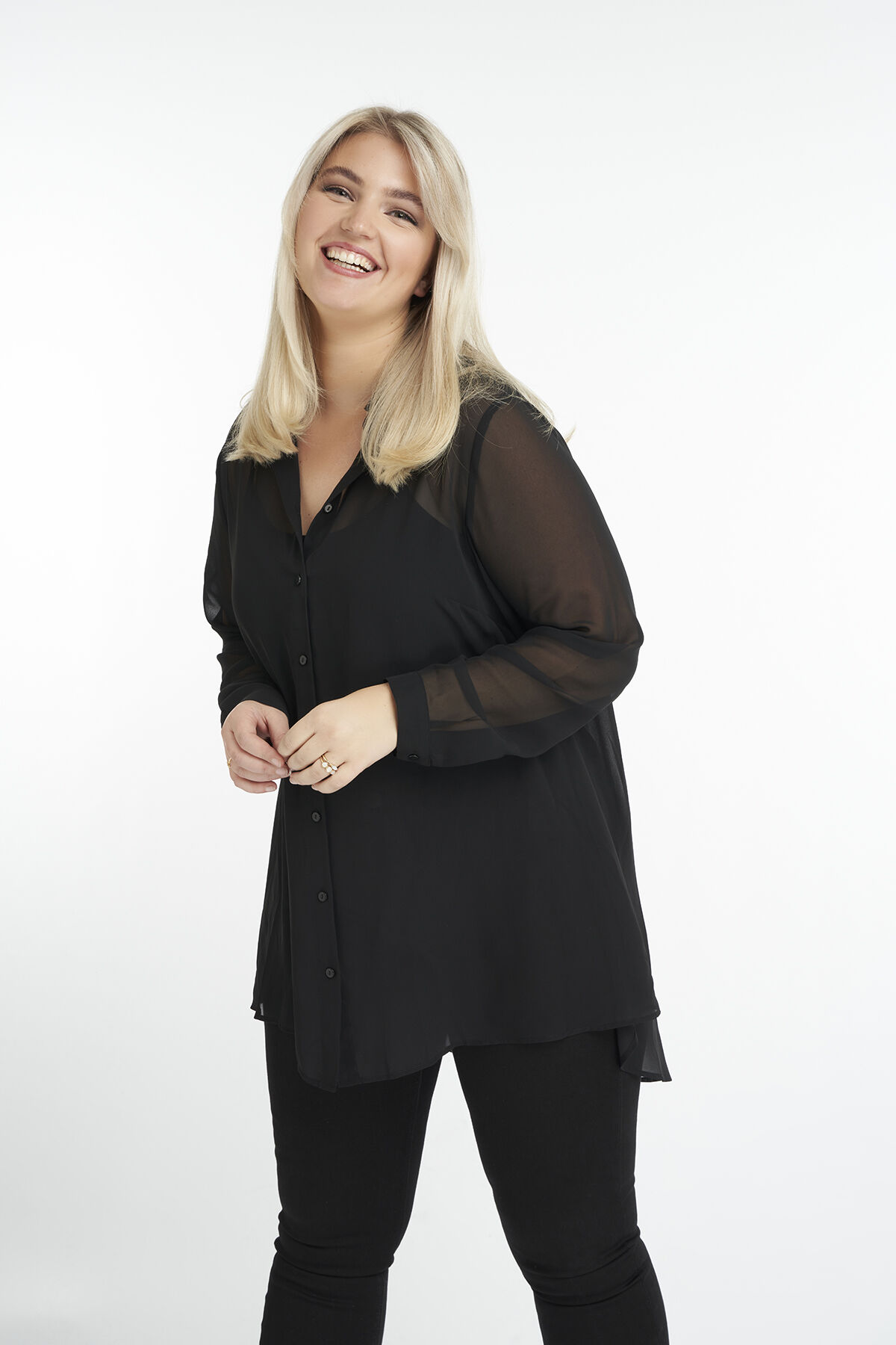 Blusa transparente   image number 6