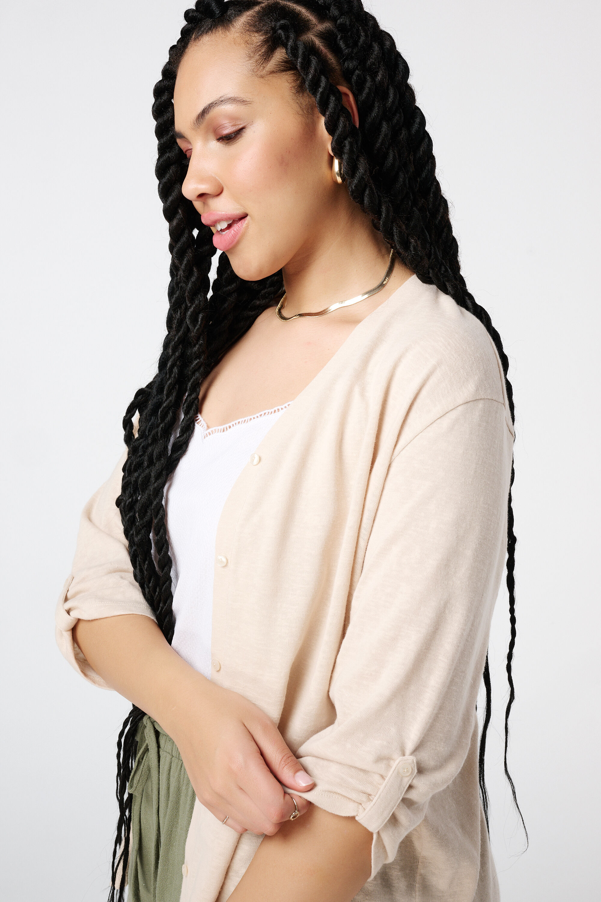 Top con cierre con botones image number 4