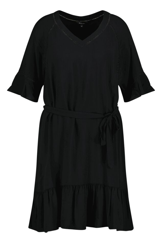 Vestido con volante image number 1