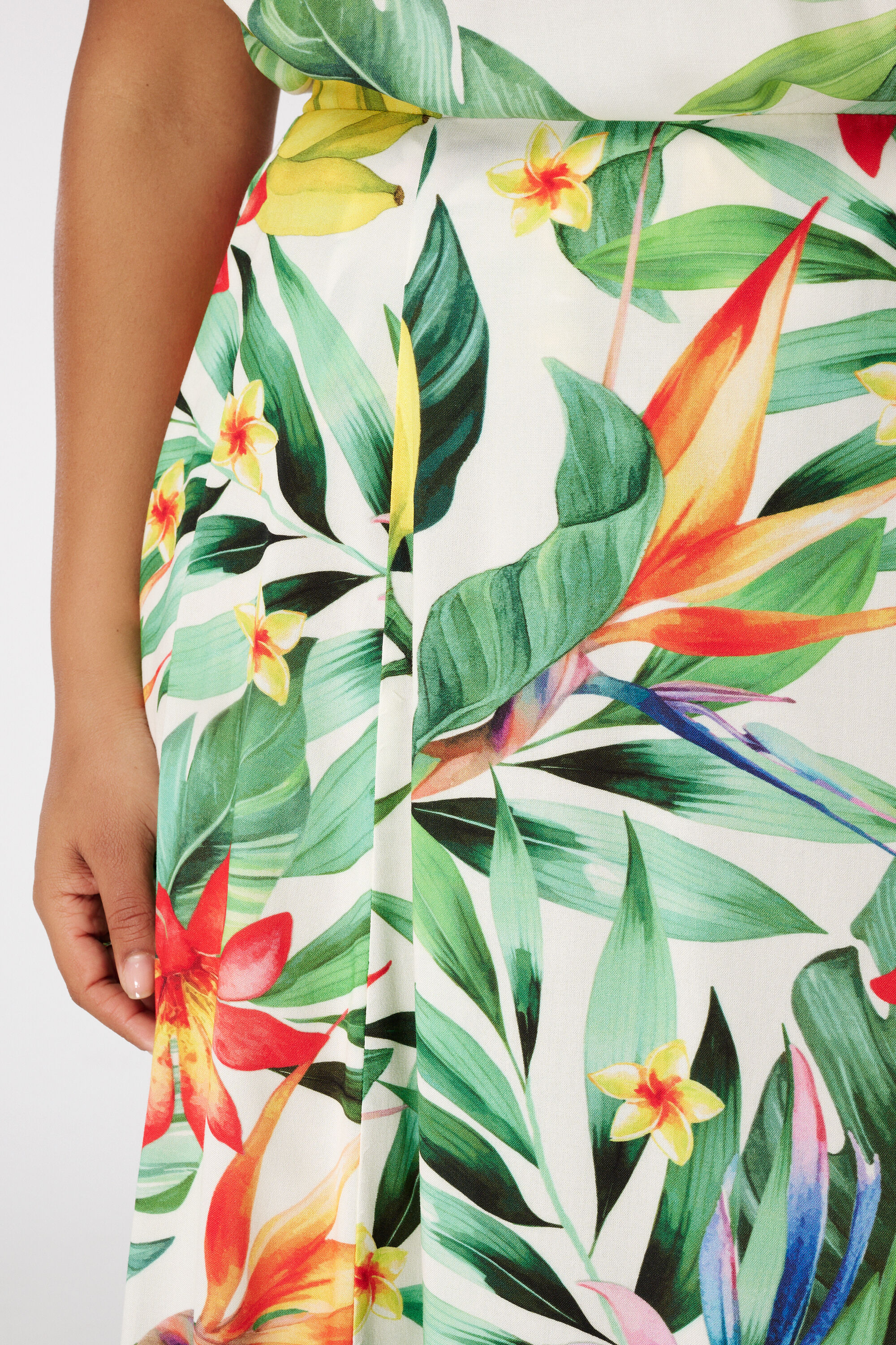 Falda maxi con estampado image number 4