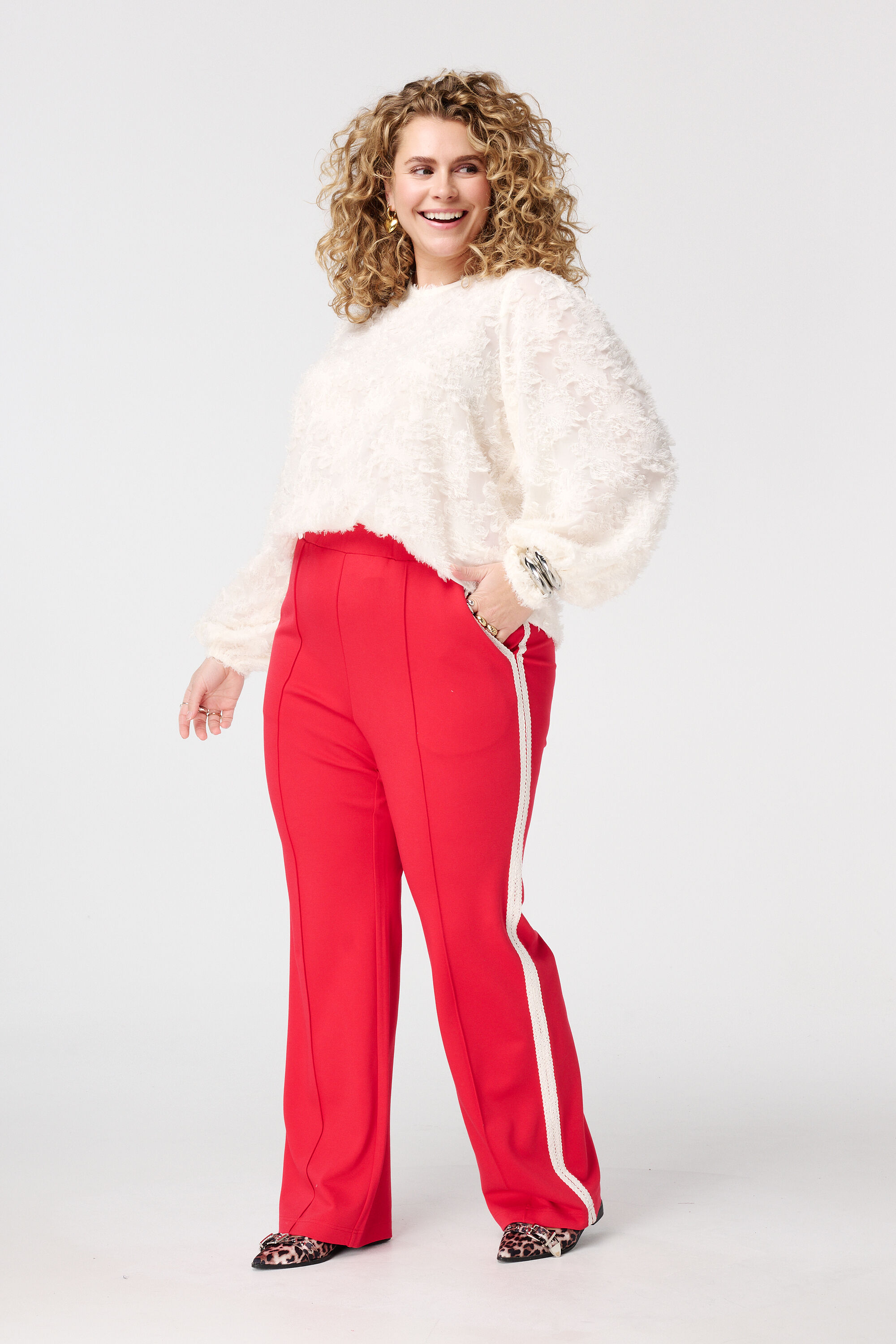 Blusa con textura image number 5