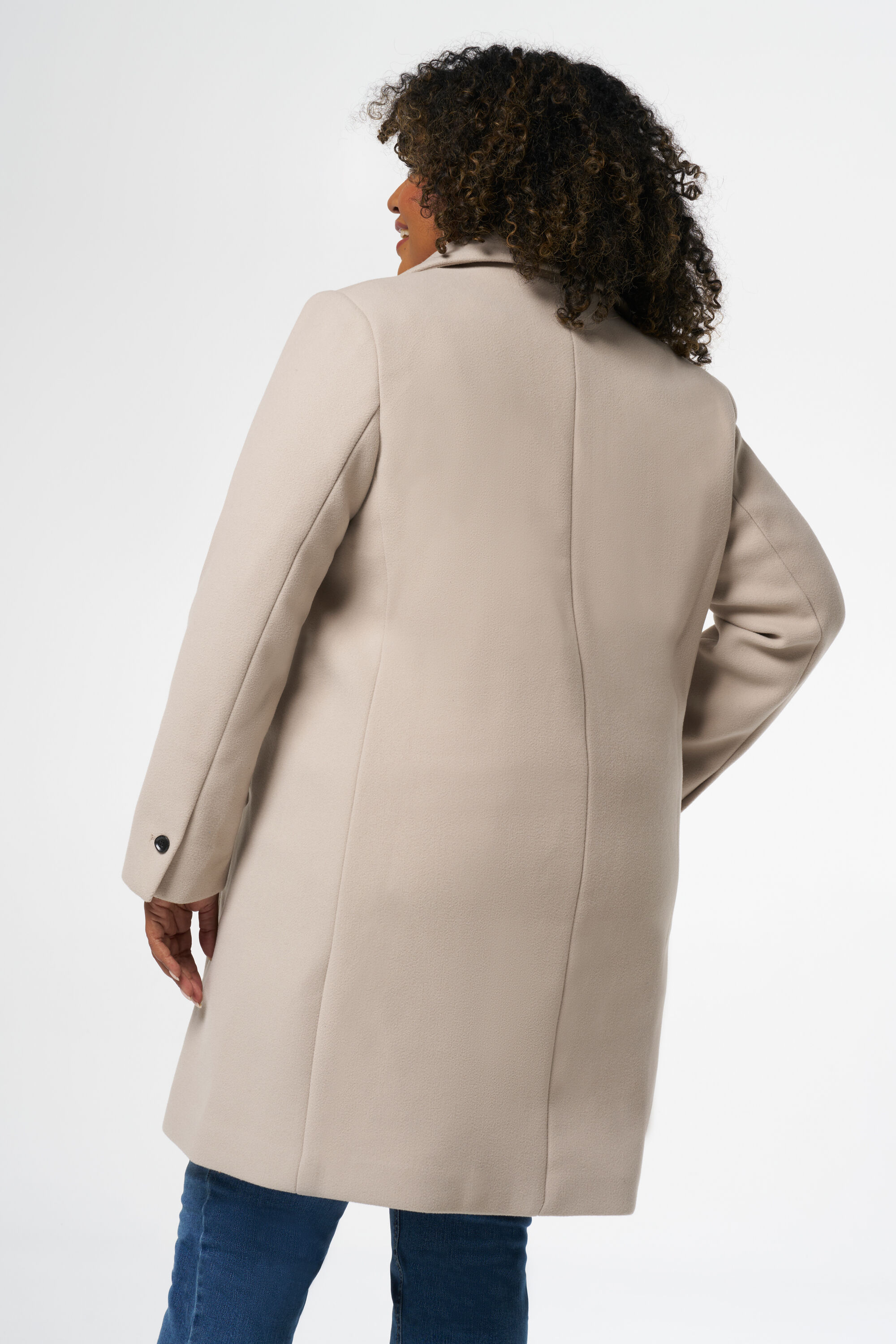 Abrigo con cierre de bot&oacute;n image number 3