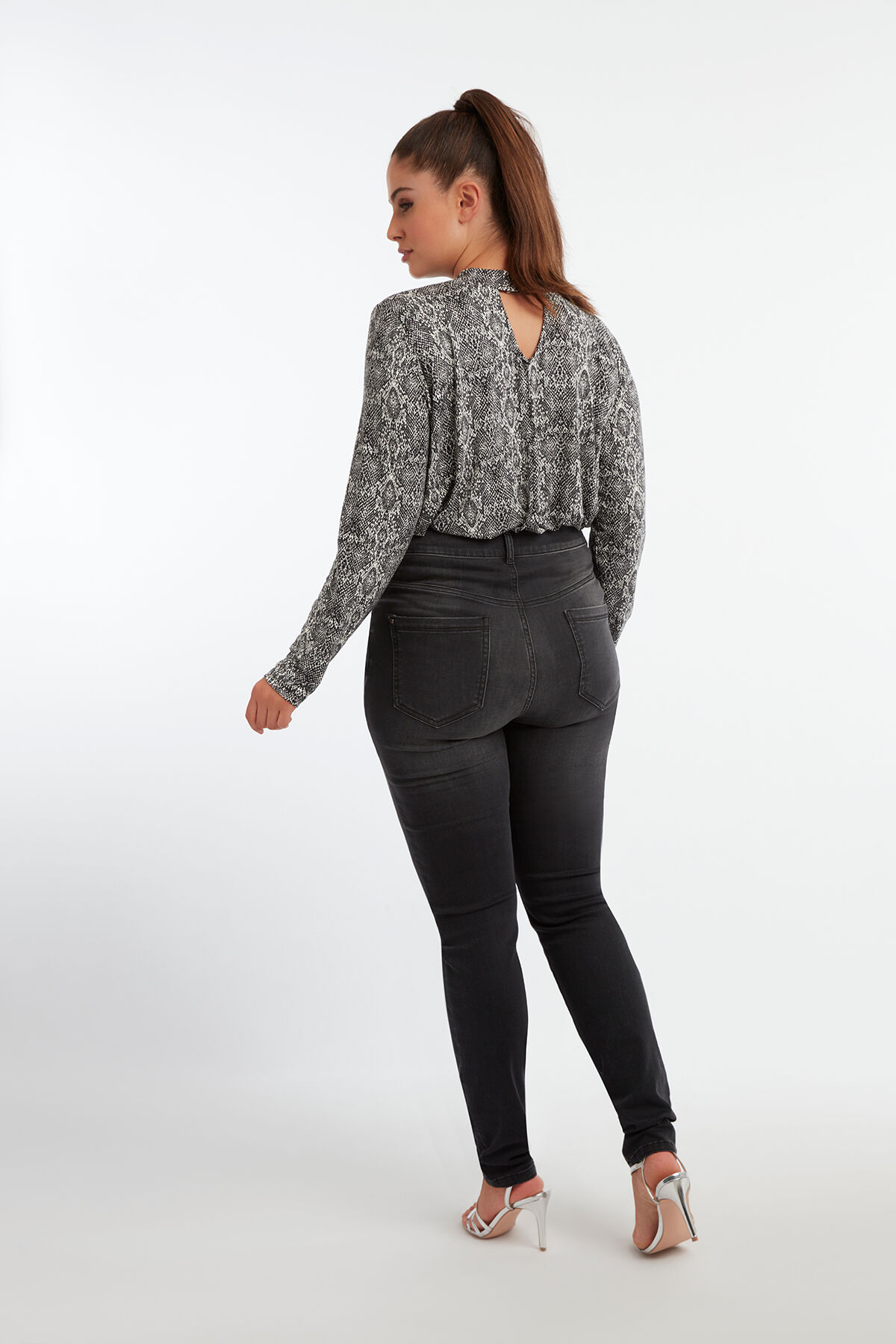 Body con estampado de serpiente image number 5